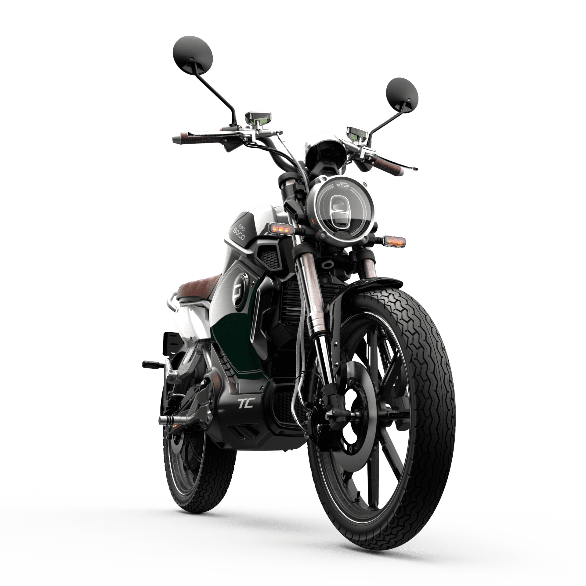 Электромотоцикл SUPER SOCO TC Green— купить в Москве по выгодной цене ...